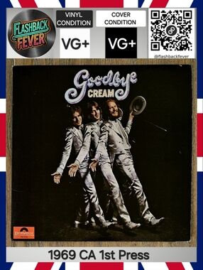 CREAM•Goodbye•Feb 1969 Canada (#543.024)•Polydor Can, 1st Pressing